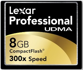 8gb Udma 300x Compact Flash Memory Card  (Cf) 