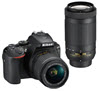 D5600 24.2 MP DSLR W/AF-P 18-55mm VR G & 70-300mm Double Zoom Lens Kit - Black *FREE SHIPPING*