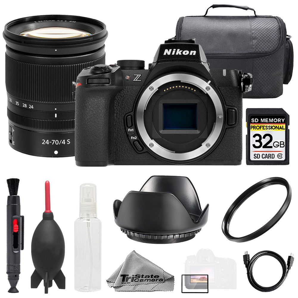 Z50 II + Z 24-70mm f/4 S Lens +32GB + Bag+ UV Filter- Basic Kit *FREE SHIPPING*