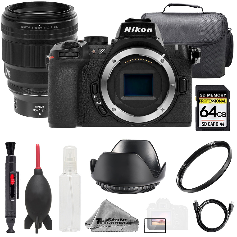 Z50 II + Z 85mm f/1.2 S Lens +64GB + Bag+ UV Filter- Basic Kit *FREE SHIPPING*