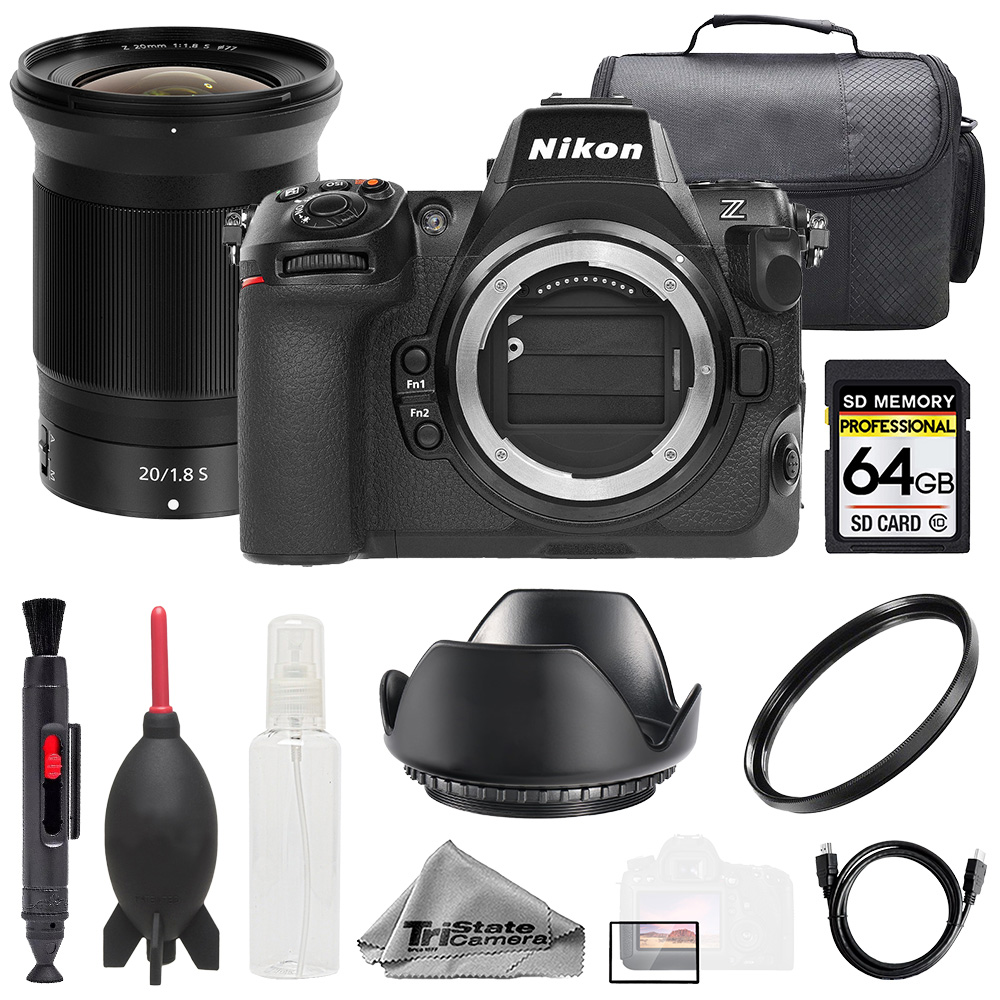 Z8 + Z 20mm f/1.8 S Lens +64GB + Bag+ UV Filter- Basic Kit *FREE SHIPPING*
