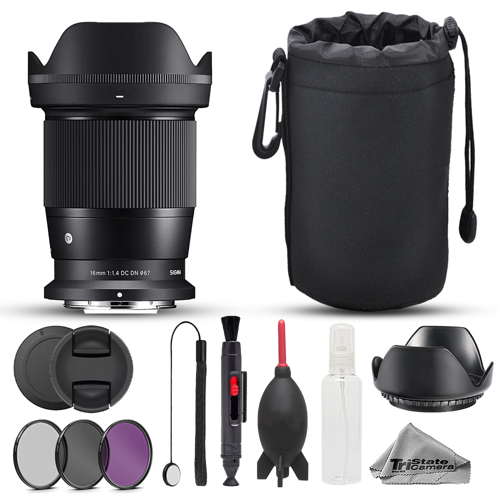 16mm f/1.4 DC DN Contemporary Lens (Nikon Z) - 10pc Advanced Bundle *FREE SHIPPING*