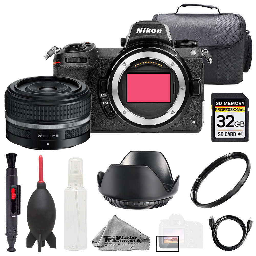 NIKON | Z6 II + Z 28mm f/2.8 (SE) Lens +32GB + Bag+ UV Filter