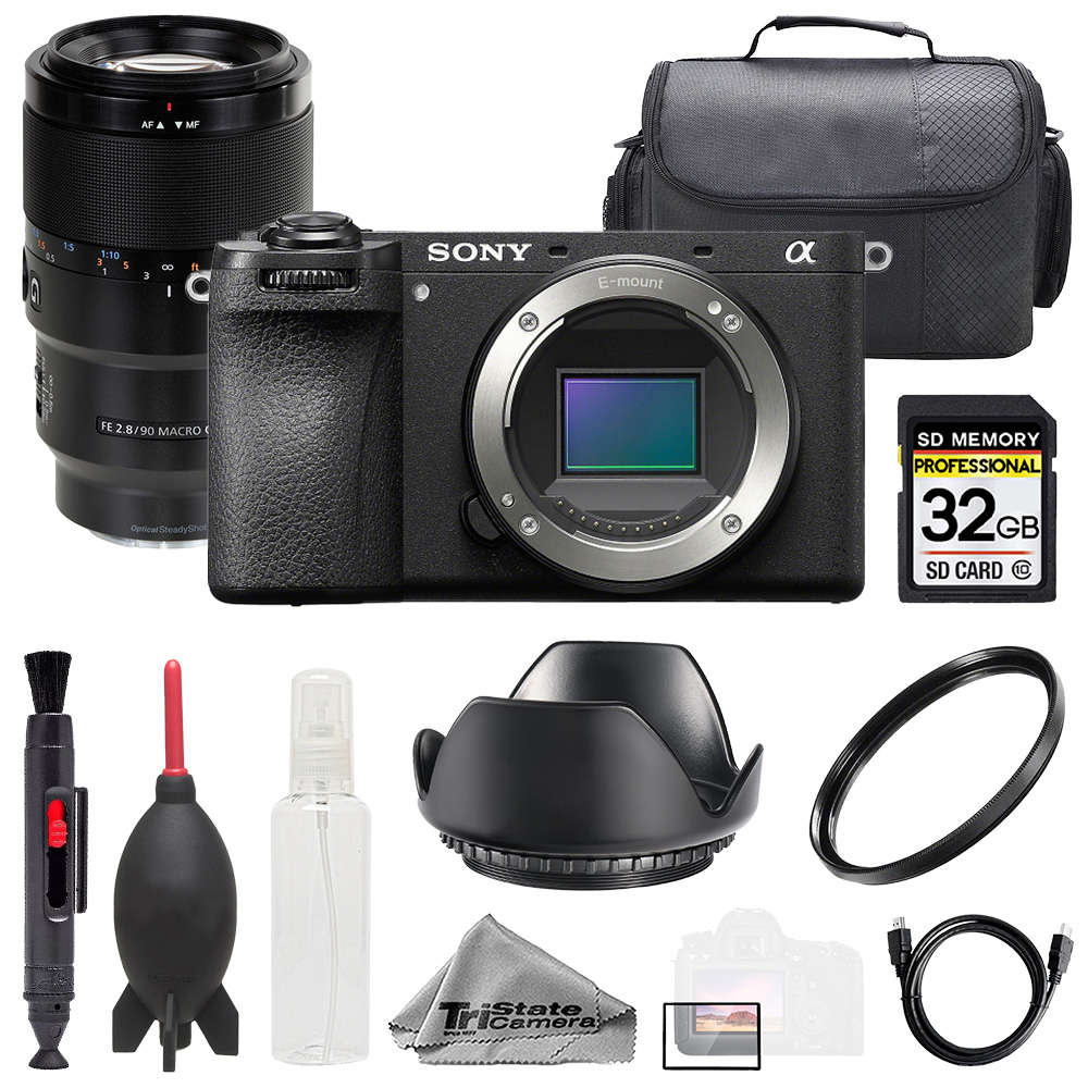 SONY | a6700 + 90mm f/2.8 Macro G OSS Lens +32GB + Bag+ UV