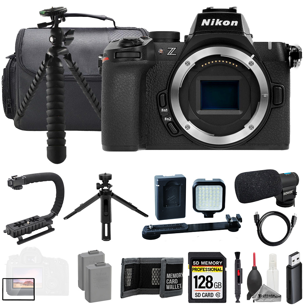 Z50 II (Body) + Mic + 128GB + Extra Battery+ LED Flash- ULTIMATE Kit *FREE SHIPPING*