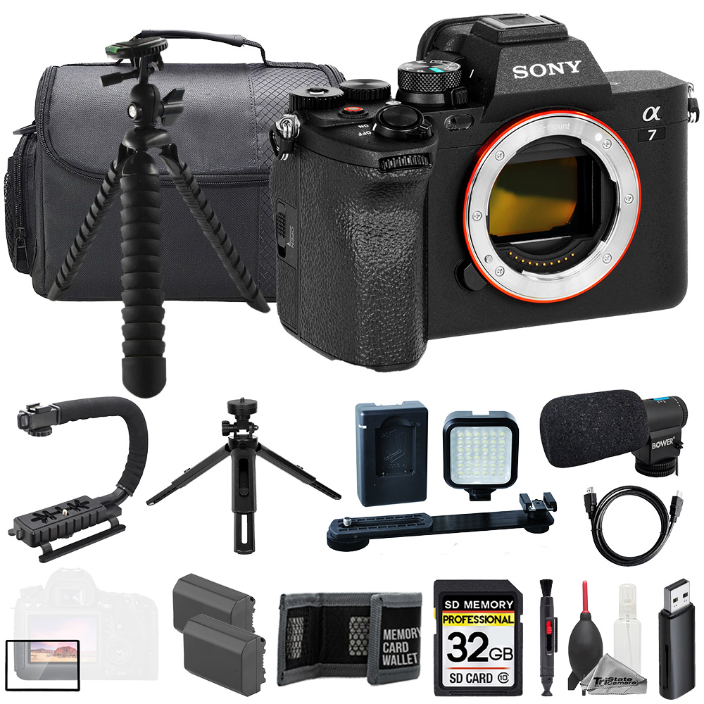 a7 IV (Body) + Mic + 32GB + Extra Battery+ LED Flash- ULTIMATE Kit *FREE SHIPPING*