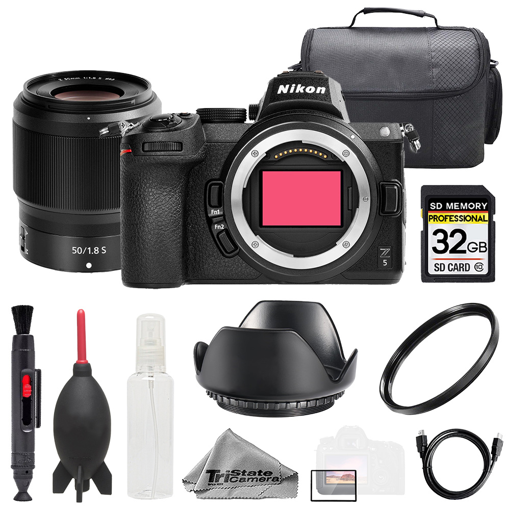 Z5 + NIKKOR Z 50mm f/1.8 S Lens +32GB + Bag+ UV Filter- Basic Kit *FREE SHIPPING*