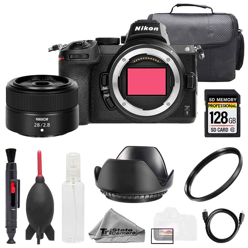 Z5 + NIKKOR Z 28mm f/2.8 Lens +128GB+ Bag+ UV Filter- Basic Kit *FREE SHIPPING*