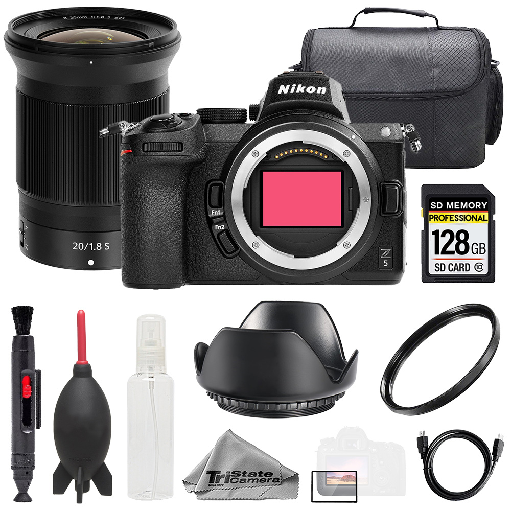 Z5 + NIKKOR Z 20mm f/1.8 S Lens +128GB+ Bag+ UV Filter- Basic Kit *FREE SHIPPING*