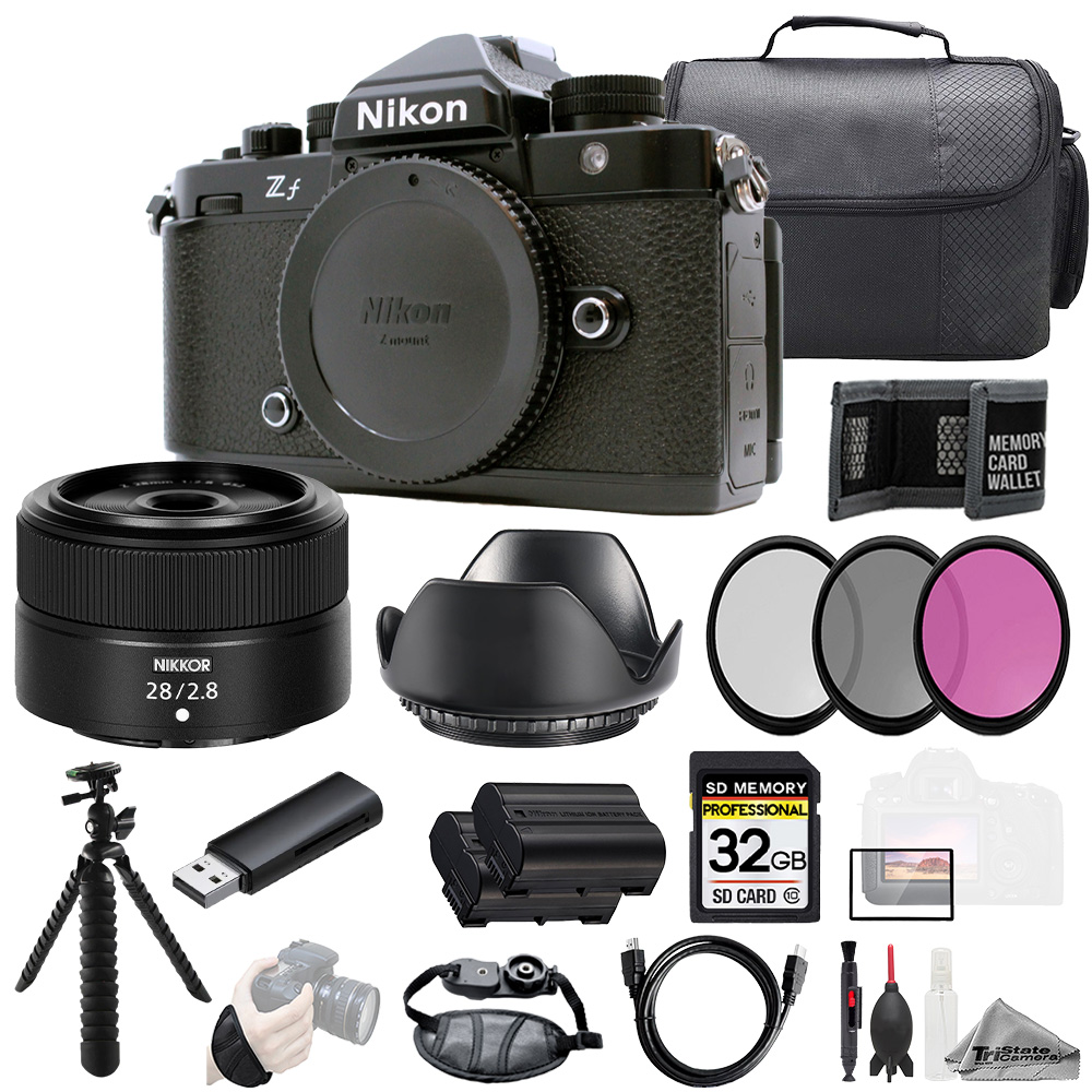 NIKON | ZF + NIKKOR Z 28mm f/2.8 Lens +32GB + Ext Bat+ 3 PC Filter