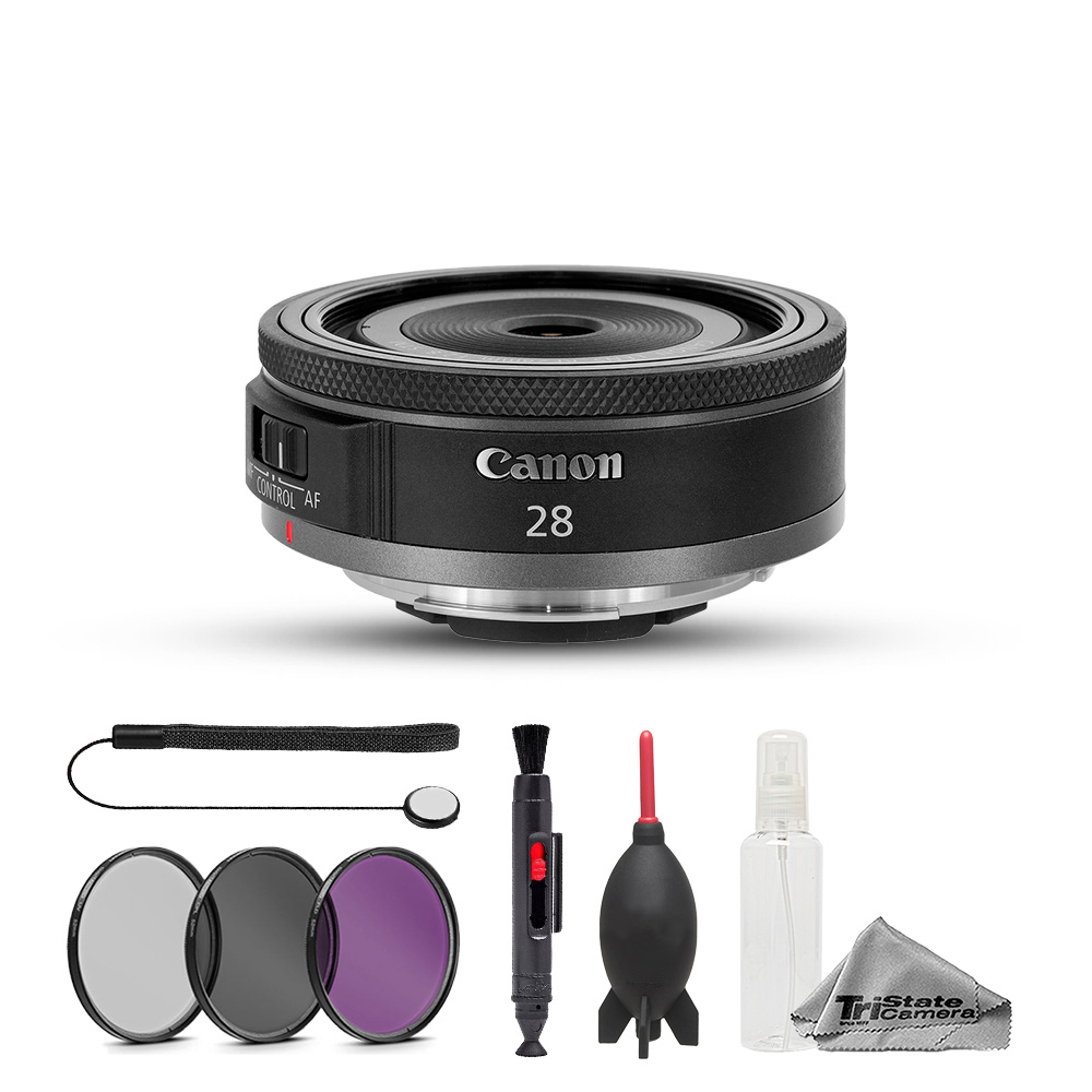 RF 28mm f/2.8 STM Lens - 7pc Essentials Bundle *FREE SHIPPING*