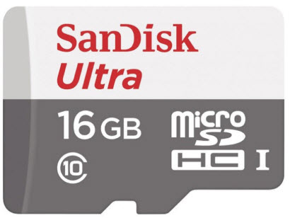 Ultra 16GB 80MB/s UHS-I Class 10 microSDHC Card *FREE SHIPPING*