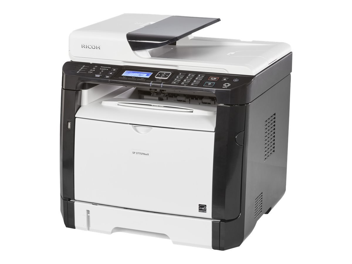 Ricoh 408155 SP 377SFNwX Fax/Copier/Printer/Scanner, Black/white