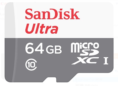 64GB Ultra microSDXC UHS-I Class 10 Memory Card  *FREE SHIPPING*