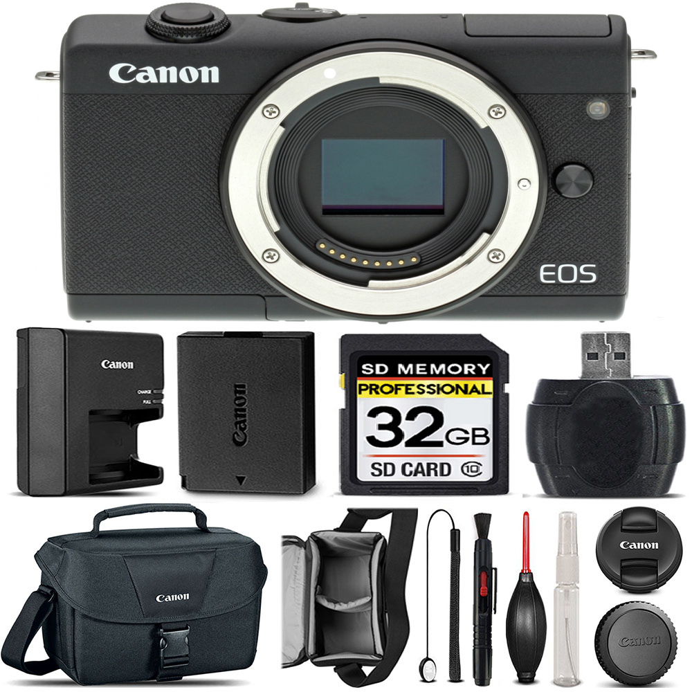 EOS M200 DSLR Camera (Body Only) + Canon Case 100ES - 32GB Kit *FREE SHIPPING*