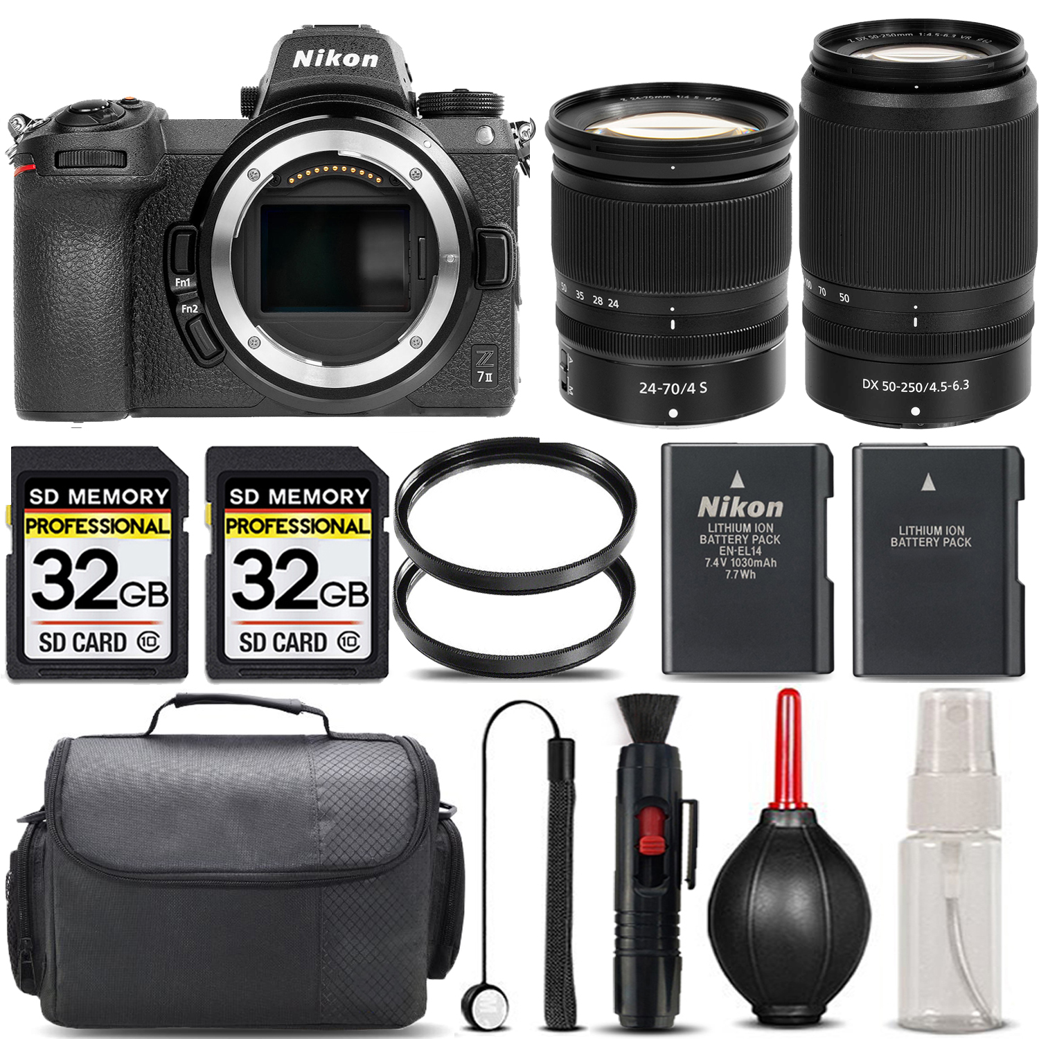 Z7 II Mirrorless + 50-250mm Lens + 24-70mm Lens + Handbag - SAVE BIG KIT *FREE SHIPPING*