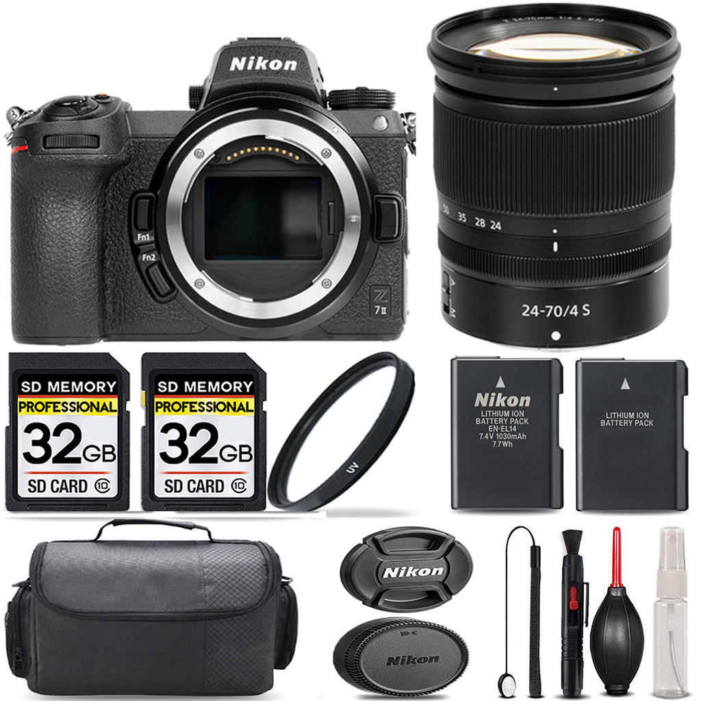 Z7 II Mirrorless + 24-70mm Lens +  UV Filter + 64GB + Handbag & More! *FREE SHIPPING*