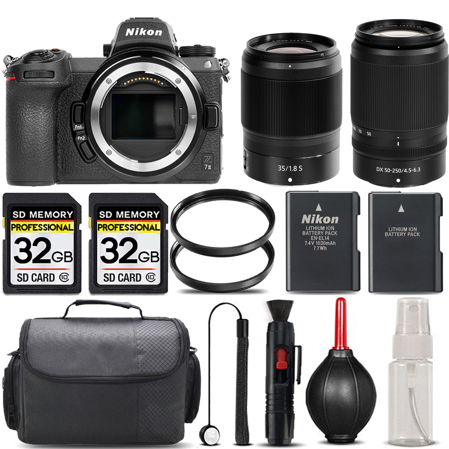 Z7 II + 50-250mm f/4.5-6.3 Lens + 35mm f/1.8 S Lens + Handbag - SAVE BIG KIT *FREE SHIPPING*