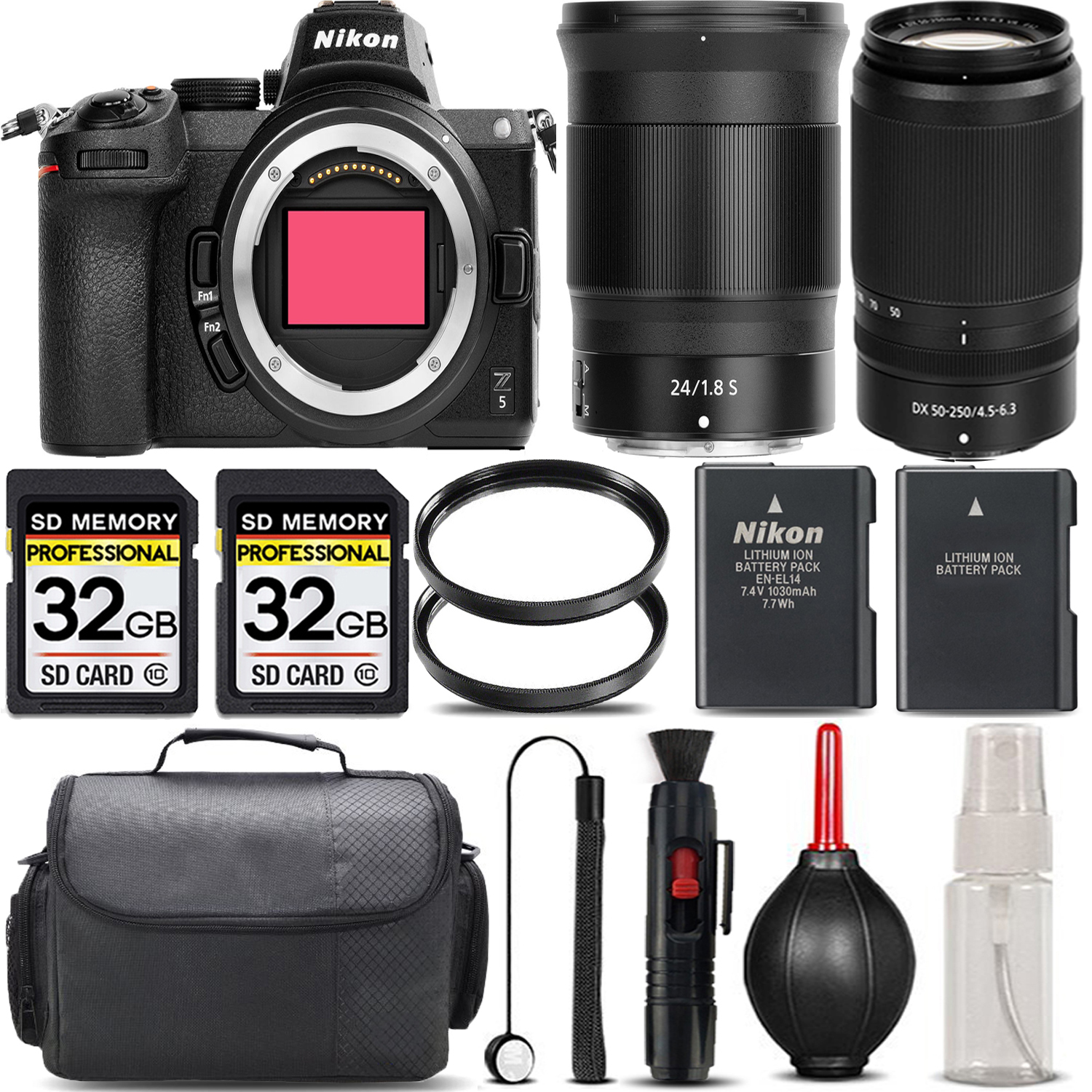 Z5 Camera + 50-250mm f/4.5-6.3 Lens + 24mm S Lens + Handbag - SAVE BIG KIT *FREE SHIPPING*
