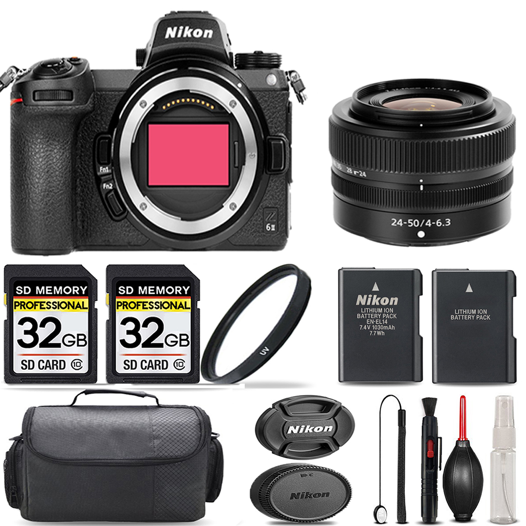 Z6 II Mirrorless + 24-50mm Lens +  UV Filter + 64GB + Handbag & More! *FREE SHIPPING*