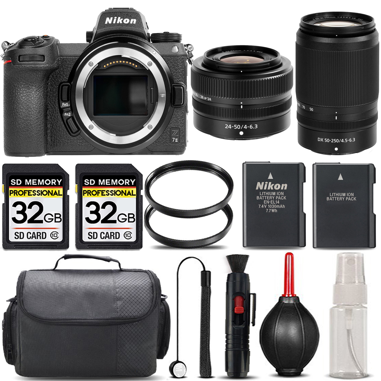 Z7 II Mirrorless + 50-250mm Lens + 24-50mm Lens + Handbag - SAVE BIG KIT *FREE SHIPPING*