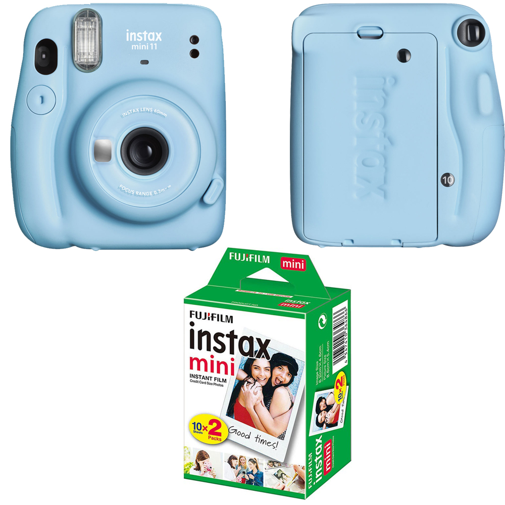 FUJIFILM INSTAX Mini 11 Instant Film Camera (Blue) + Mini Film Kit *FREE SHIPPING*