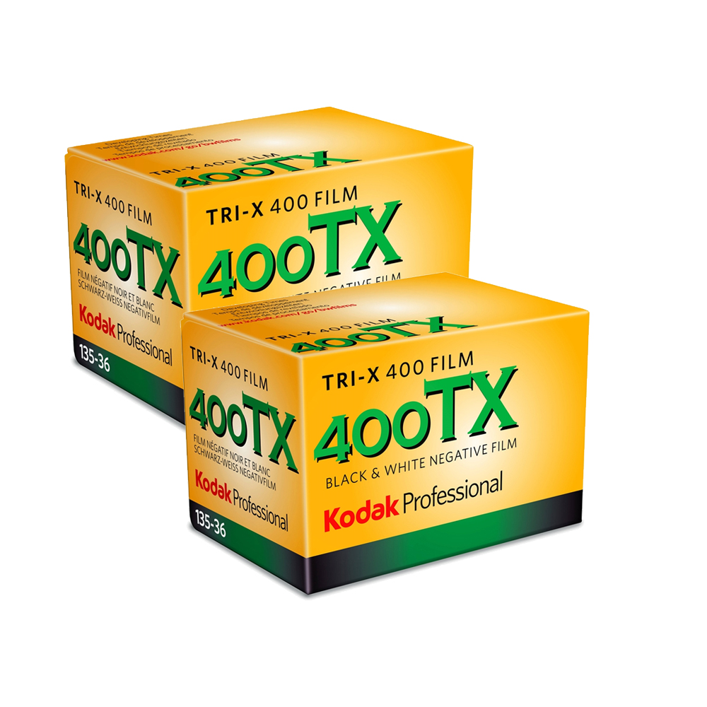 Professional Tri-X 400 Negative 35mm Roll Film (2 Pack) Black & White *FREE SHIPPING*