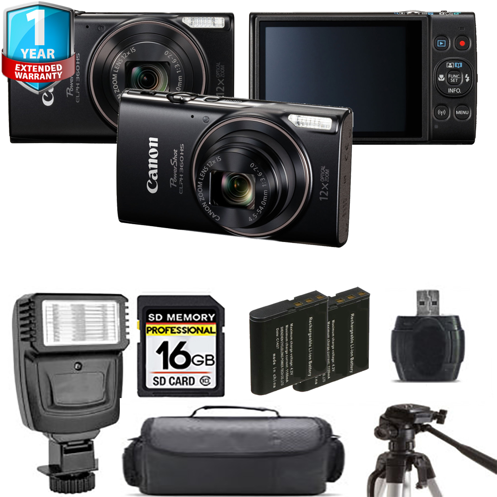 PowerShot G1 X Mark III Camera + Extra Battery + Flash + 1 Year Extended Warranty - 16GB Kit *FREE SHIPPING*