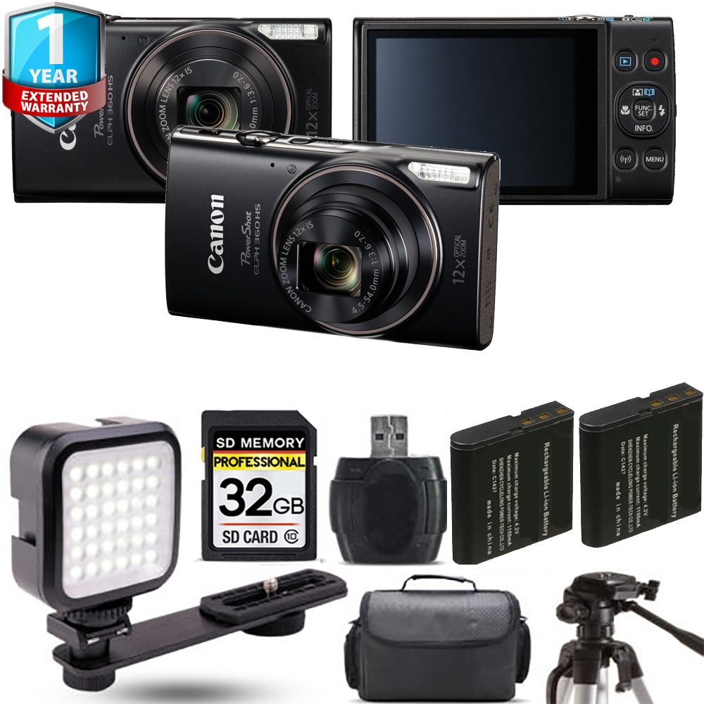 PowerShot G1 X Mark III Camera + Extra Battery + LED + 1 Year Extended Warranty - 32GB Kit *FREE SHIPPING*