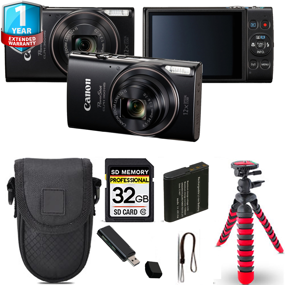 PowerShot G1 X Mark III Camera + Tripod + Case + 1 Year Extended Warranty - 32GB Kit *FREE SHIPPING*