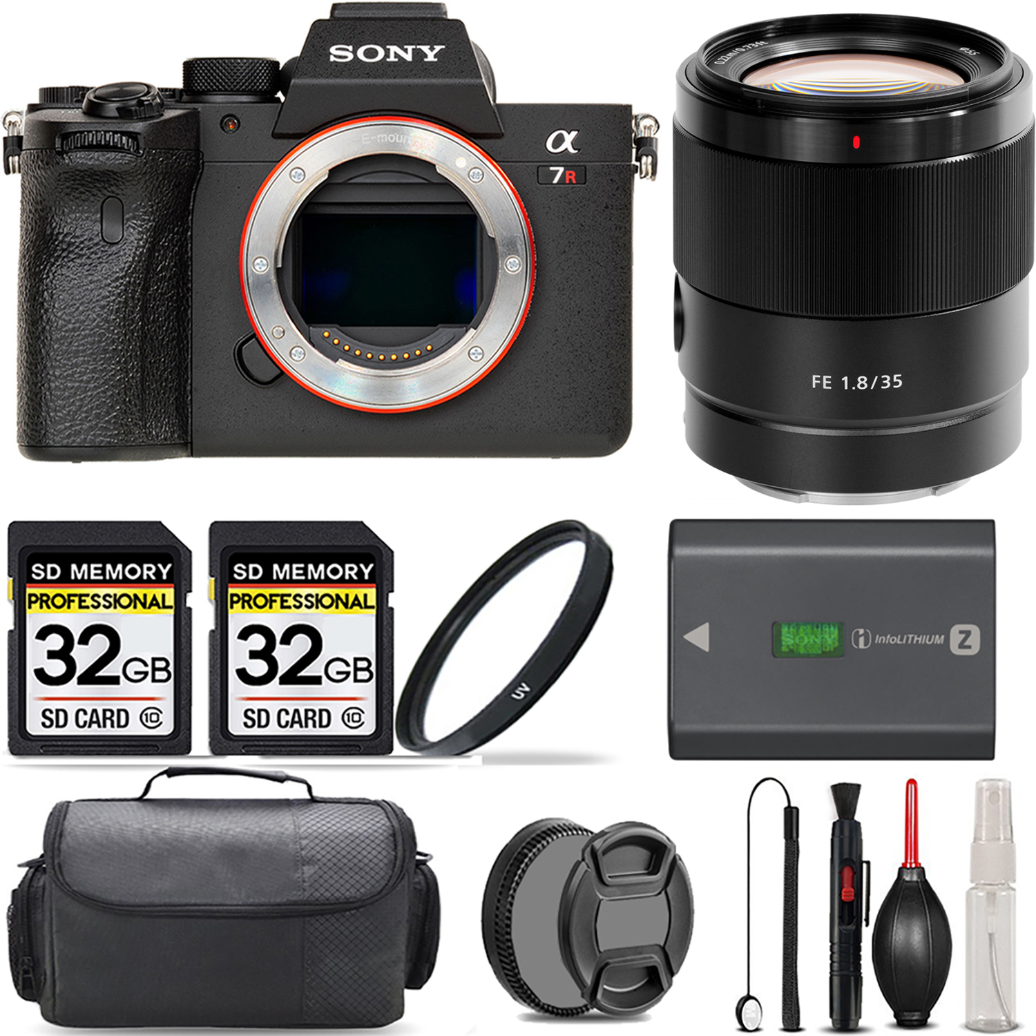 a7R IVA Mirrorless Camera + 35mm Lens + UV Filter + 64GB + Handbag & More! *FREE SHIPPING*