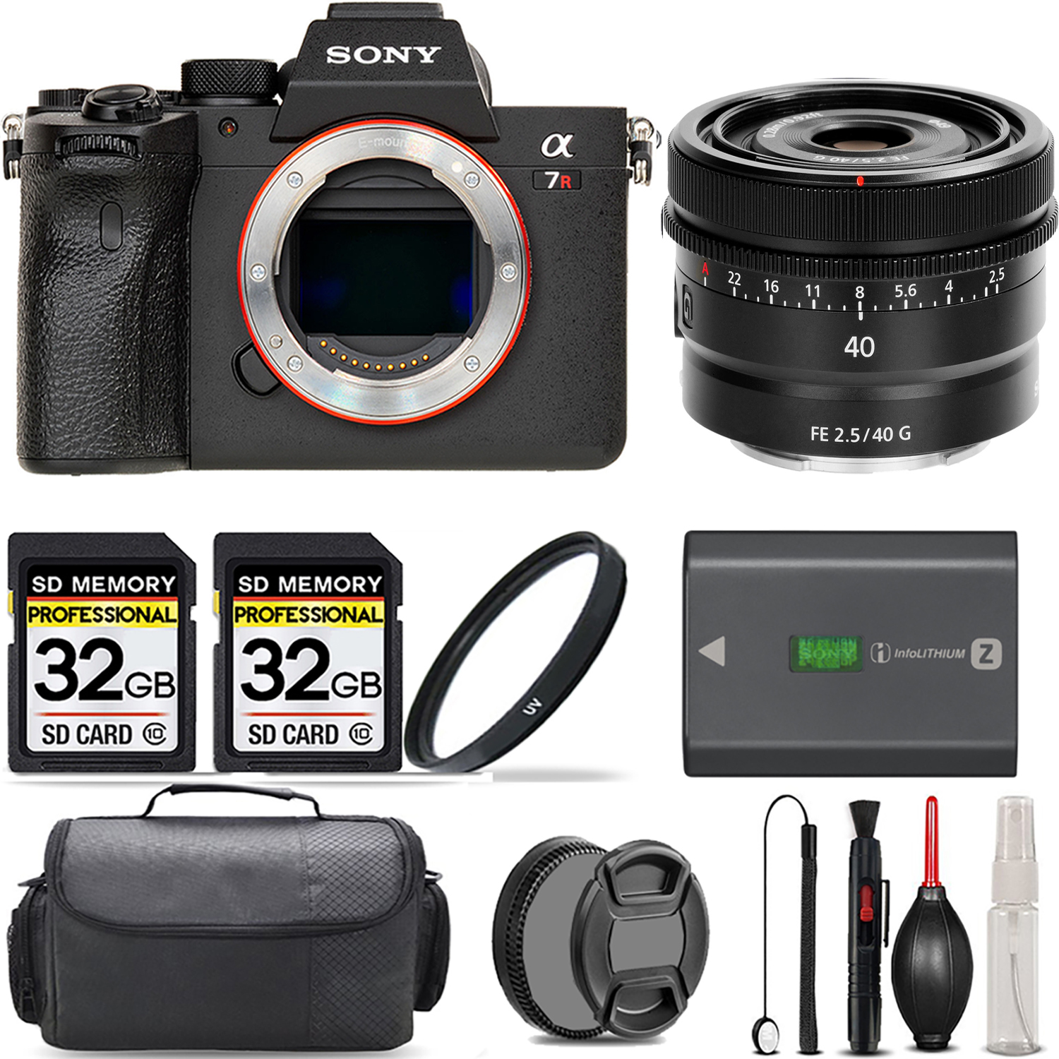 a7R IVA Mirrorless Camera + 40mm G Lens + UV Filter + 64GB + Handbag & More! *FREE SHIPPING*