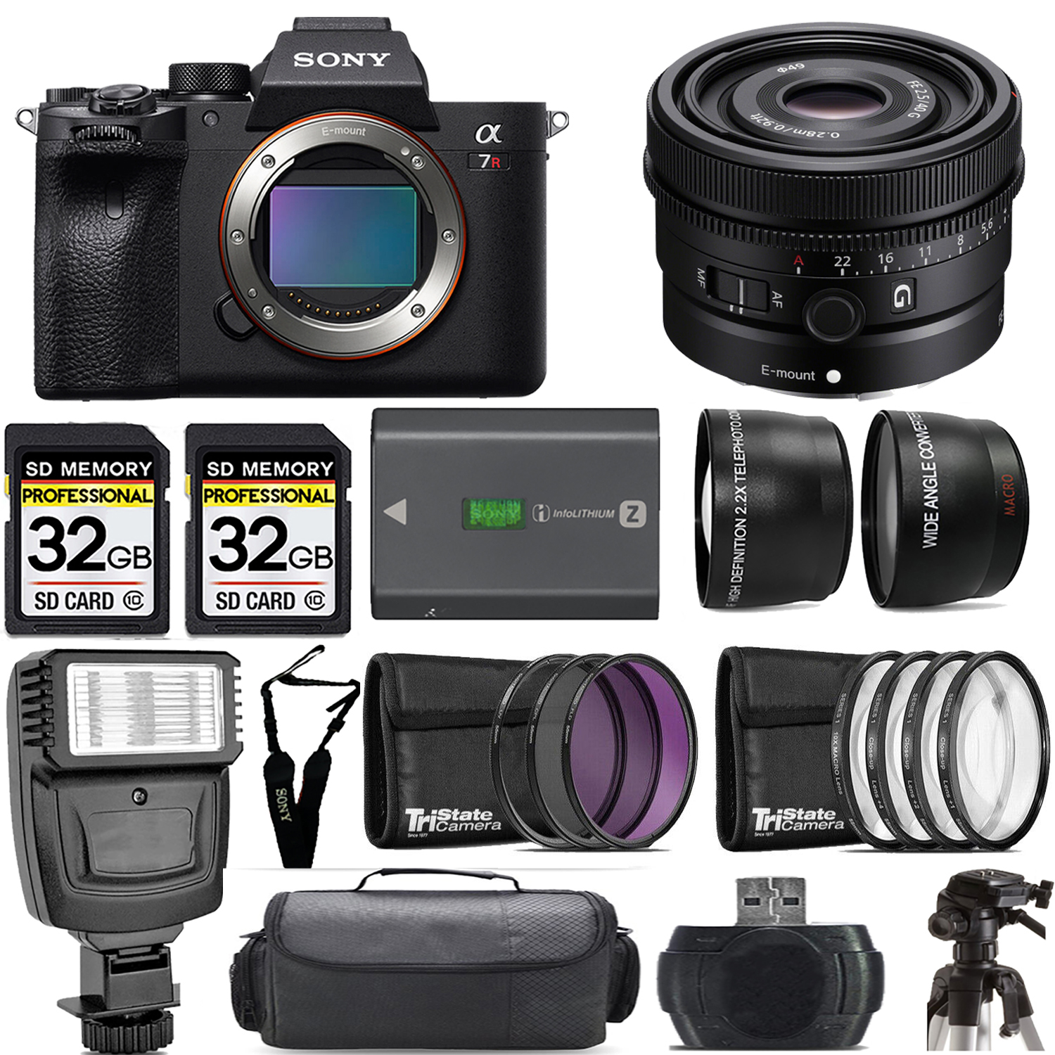 a7R IVA Mirrorless Camera + 40mm Lens + Extra Battery + Macro Set - Mega Kit *FREE SHIPPING*