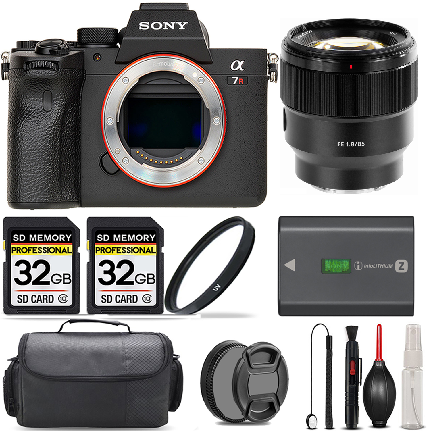 a7R IVA Mirrorless Camera + 85mm Lens + UV Filter + 64GB + Handbag & More! *FREE SHIPPING*
