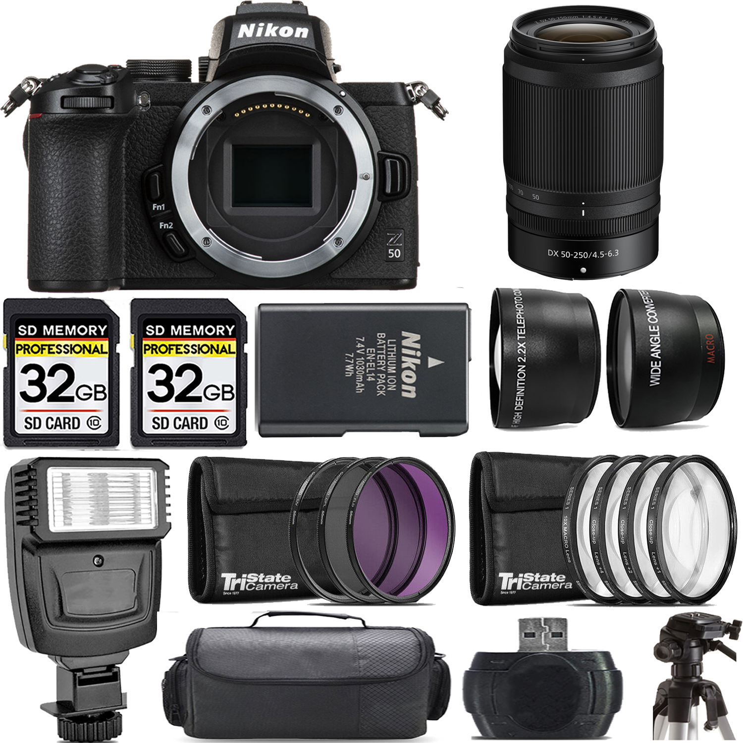 Z50 Mirrorless Camera + 50-250mm f/4.5-6.3 VR Lens + Flash - Kit *FREE SHIPPING*