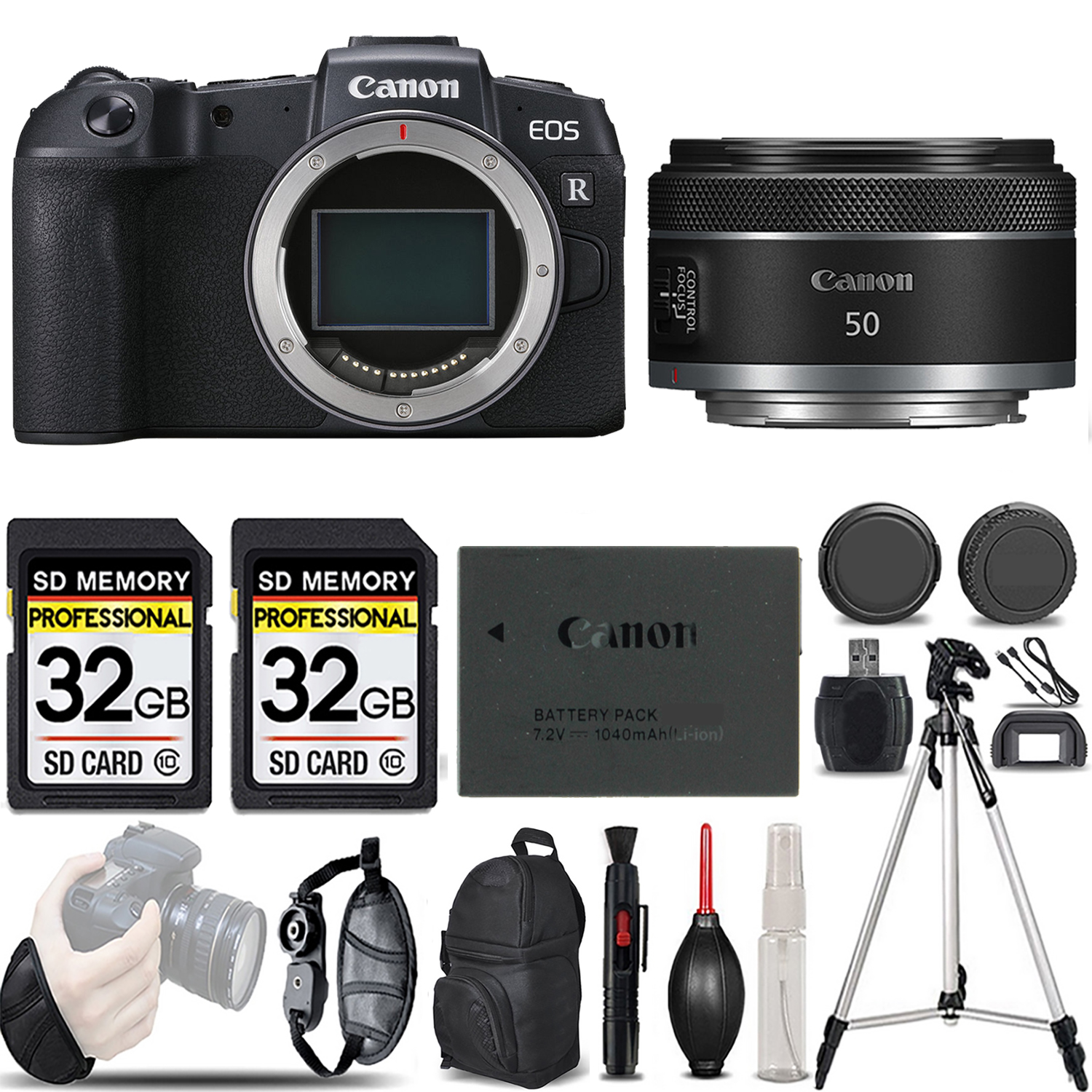EOS RP Mirrorless Camera + 50mm f/1.8 STM Lens - LOADED KIT *FREE SHIPPING*