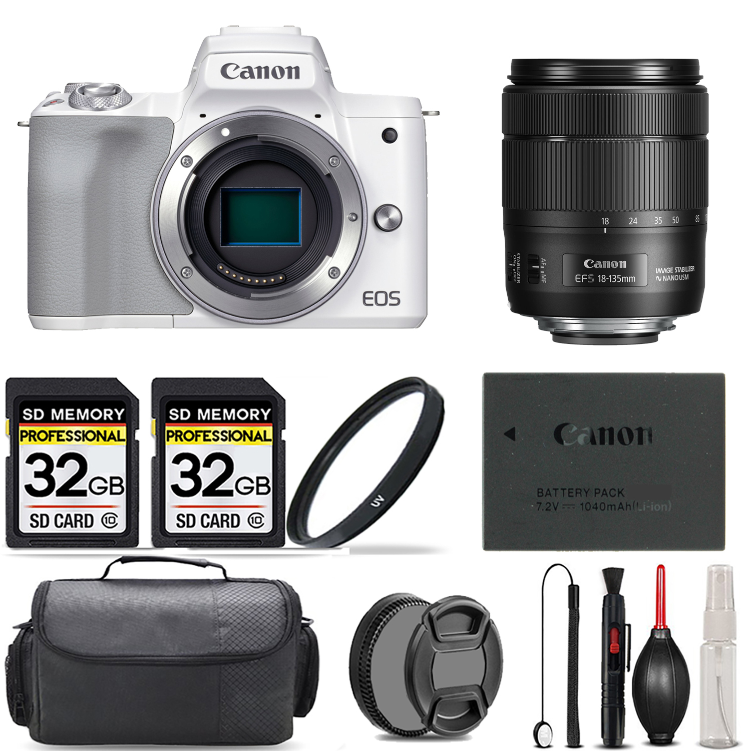 thumbnail image 2 of Canon EOS M50 Mark II EF-M 15-45mm IS STM Kit - Black Buy, Best Price 2 of 11