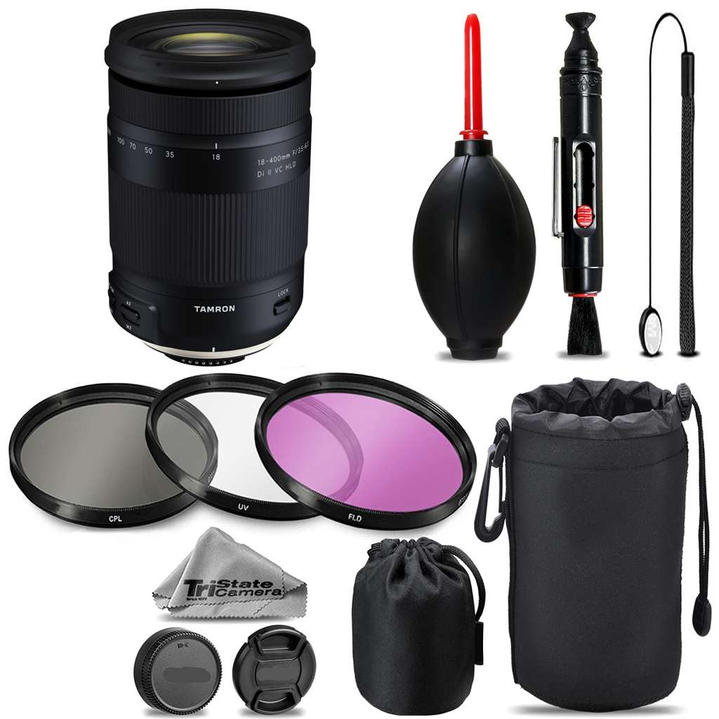 18-400mm F/3.5-6.3 DI-II VC HLD Zoom Lens (Nikon) + UV + FLD + CPL + Blower Brush + Lens Pen (AFB028N-700) *FREE SHIPPING*