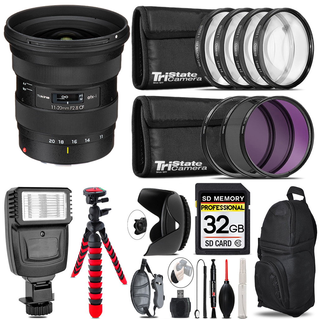 atx-i 11-20mm CF Lens + Flash +  Tripod & More - 32GB Kit Kit *FREE SHIPPING*