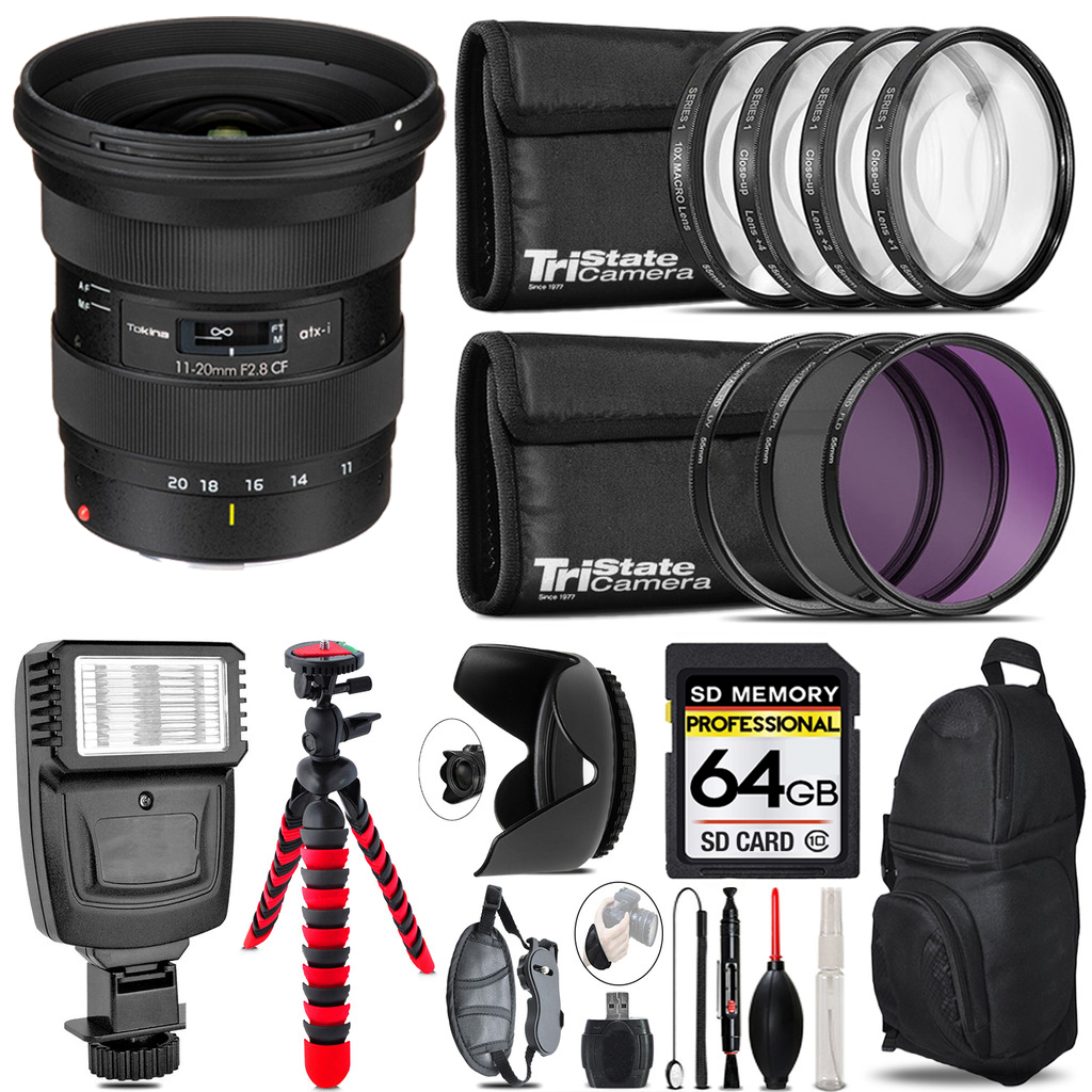 atx-i 11-20mm CF Lens + Flash +  Tripod & More - 64GB Kit Kit *FREE SHIPPING*