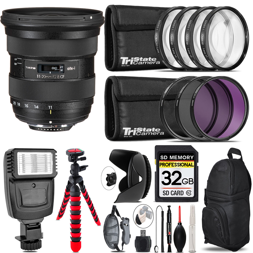 atx-i 11-20mm CF Lens + Flash +  Tripod & More - 32GB Kit Kit *FREE SHIPPING*