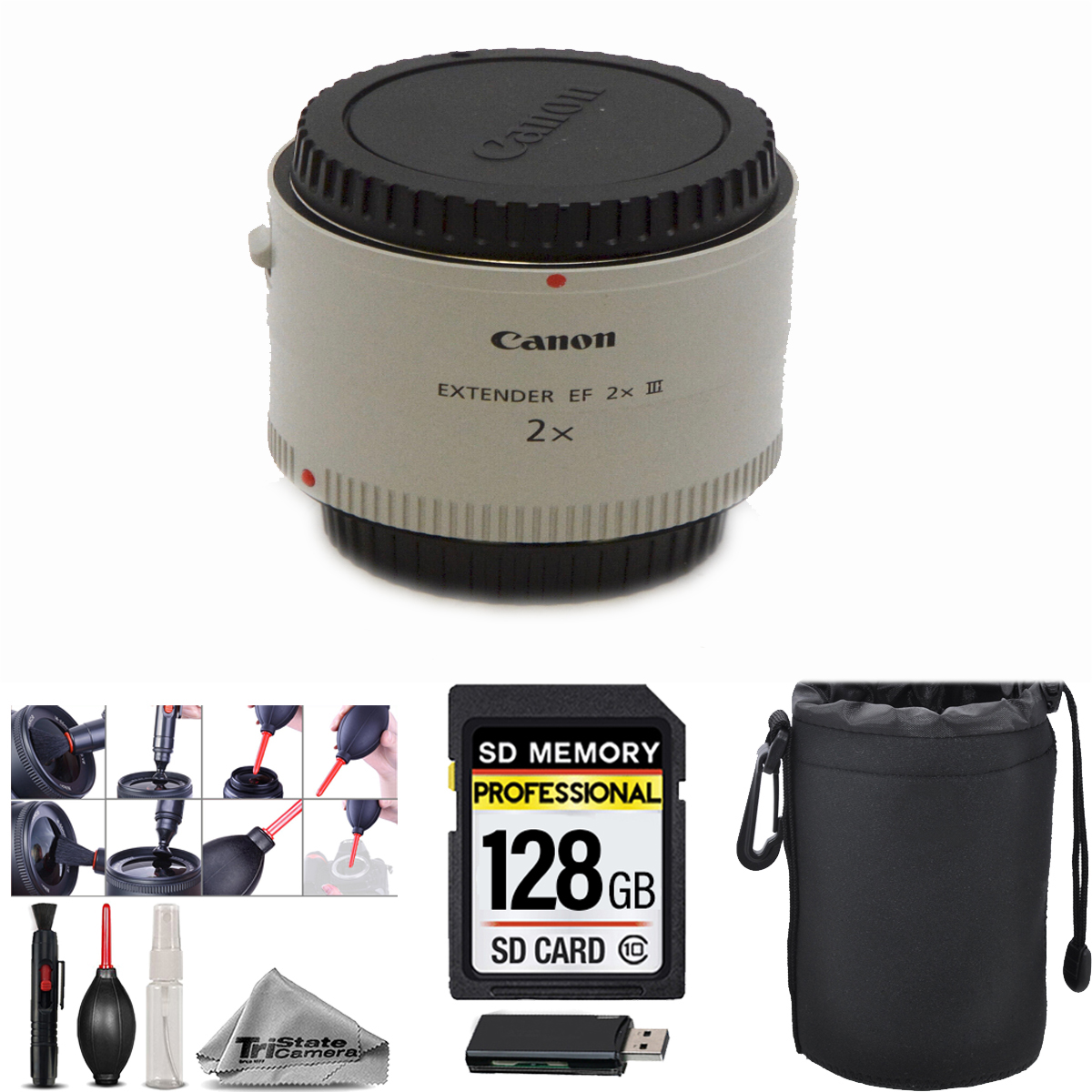 CANON | Extender EF 2X III + Lens Pouch + Cleaning Kit + Card