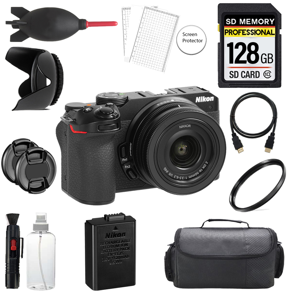Z30 Camera + 16-50mm Lens + 128GB + Bag + UV Filter- Basic Kit *FREE SHIPPING*