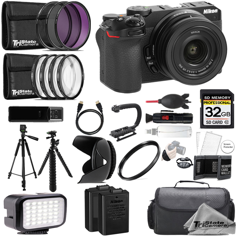 Z30 Camera + 16-50mm Lens + 32GB + Extra Battery + 9 PC Filter- ULTIMATE Kit *FREE SHIPPING*