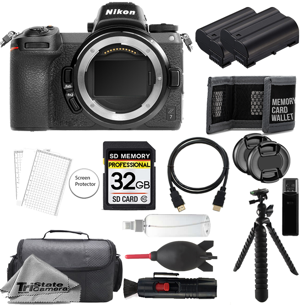 Z7 Mirrorless Camera + 32GB + Extra Battery + Tripod - Accessory Kit *FREE SHIPPING*