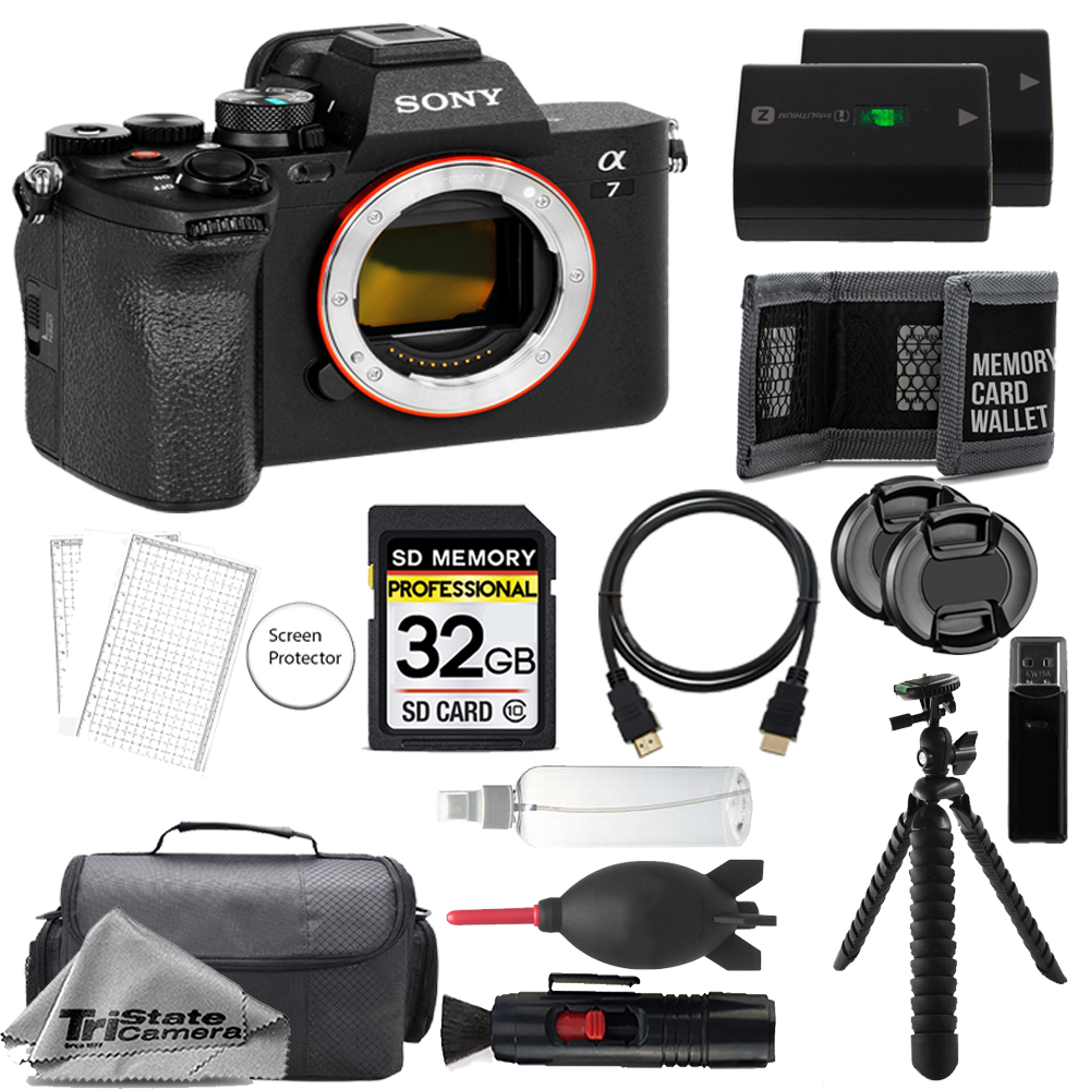 a7 IV Mirrorless Camera + 32GB + Extra Battery + Tripod - Accessory Kit *FREE SHIPPING*