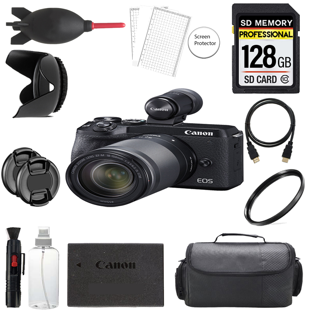 CANON | EOS M6 Mark II + 18-150mm Lens + EVF + 128GB + Bag + UV