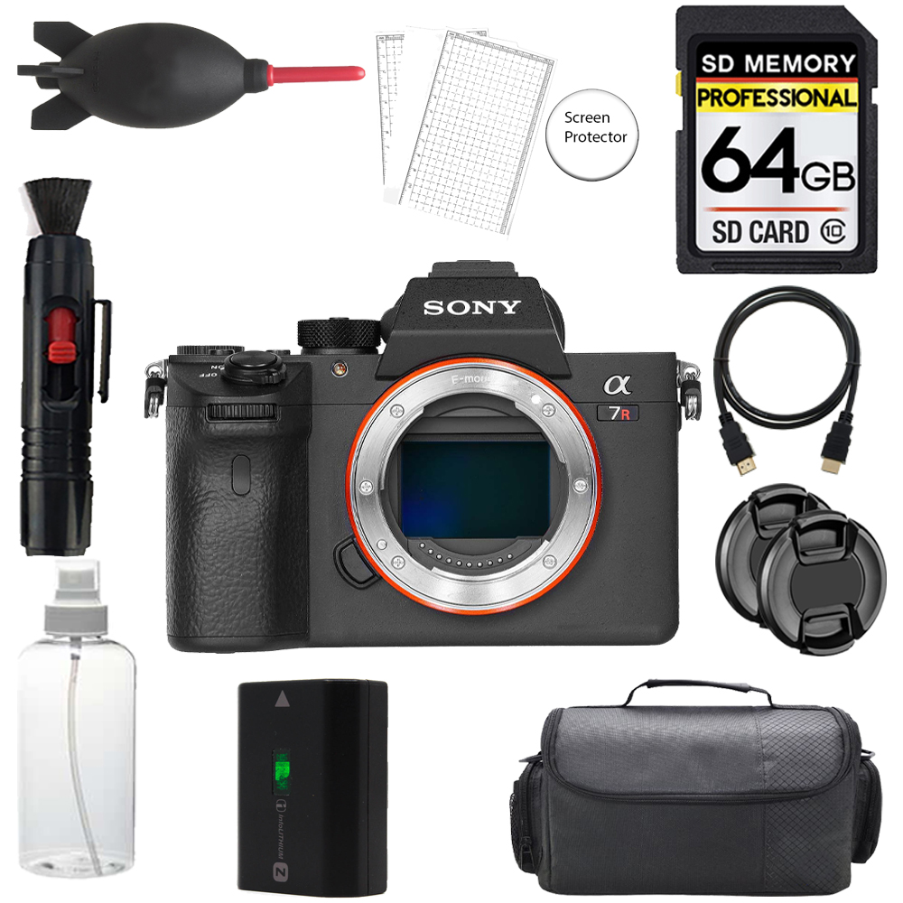 a7R IIIA Mirrorless Camera + 64GB + Bag + Screen Protector - Basic Kit *FREE SHIPPING*