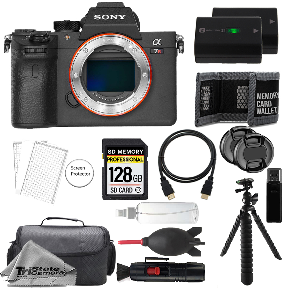 a7R IIIA Mirrorless Camera + 128GB + Extra Battery + Tripod - Accessory Kit *FREE SHIPPING*