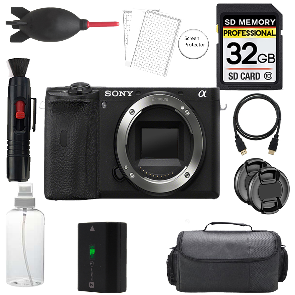 a6600 Mirrorless Camera + 32GB + Bag + Screen Protector - Basic Kit *FREE SHIPPING*